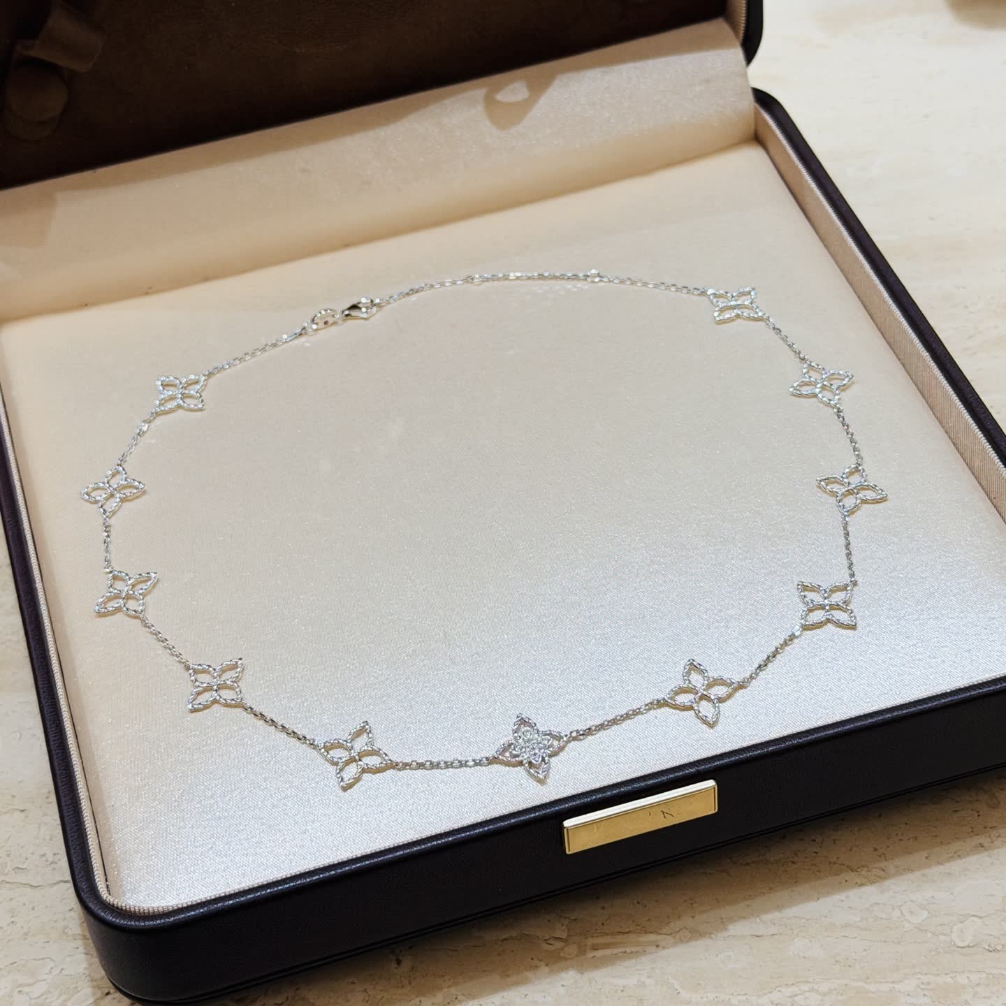 Van Cleef & Arpels Alhambra Diamond Necklace